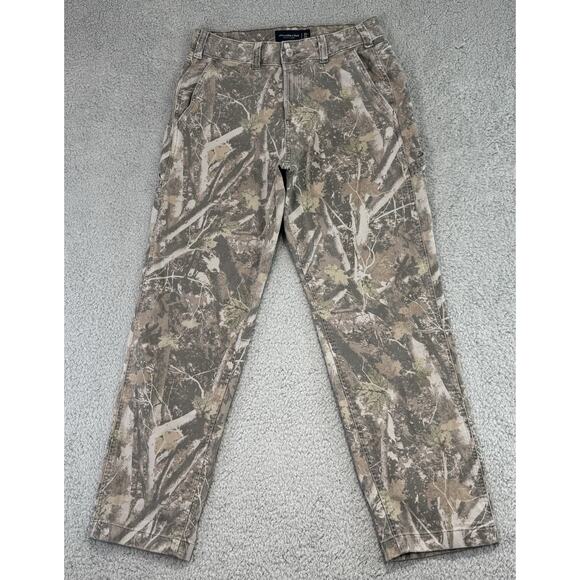 Abercrombie & Fitch Athletic Loose Workwear Camo Pants Carpenter Size 31x32(28) - Picture 1 of 14